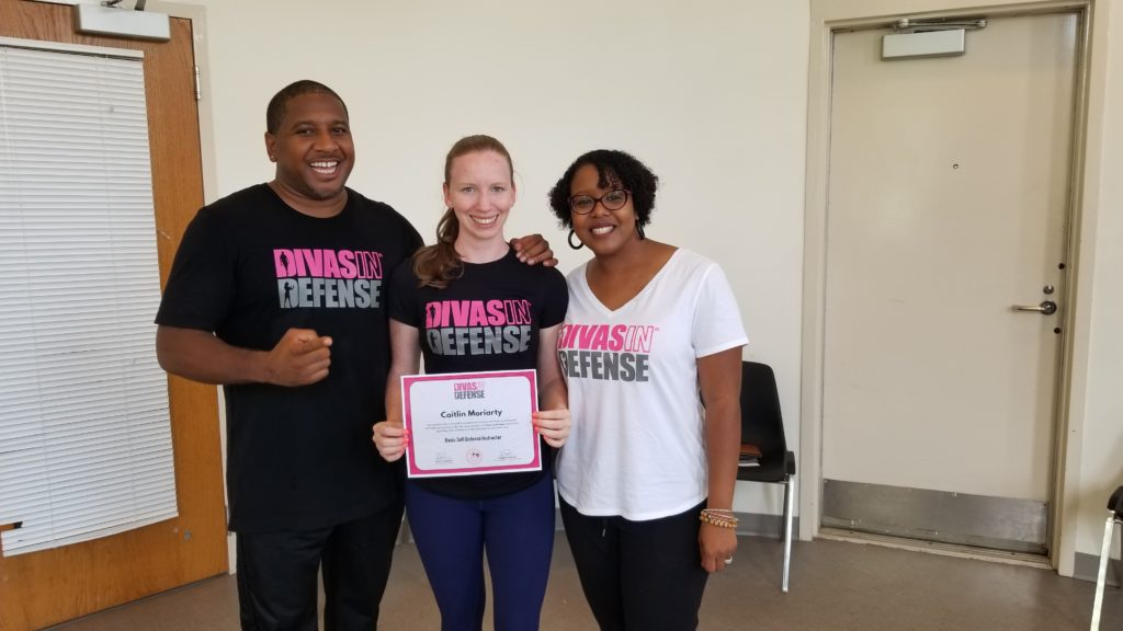 Divas In Defense Instructor Caitlin Certificate